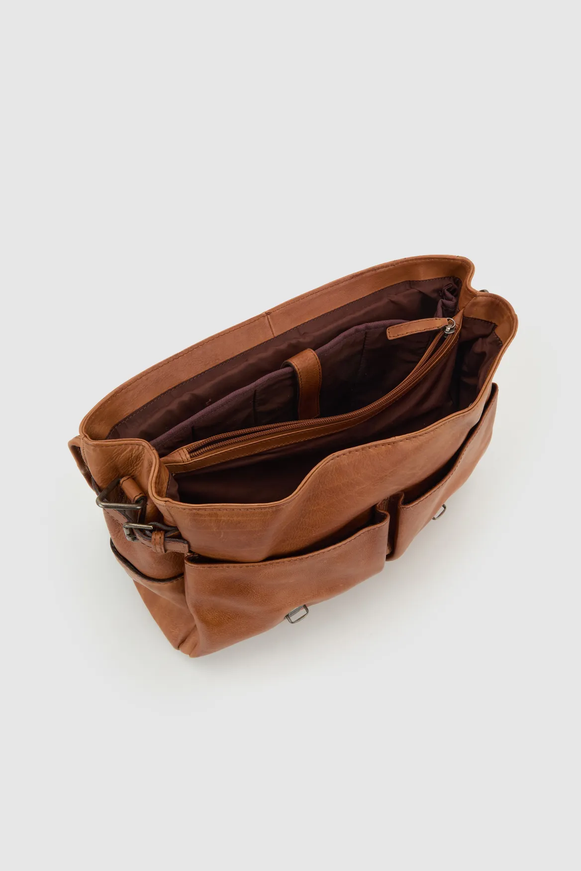 Aaron Leather Briefcase