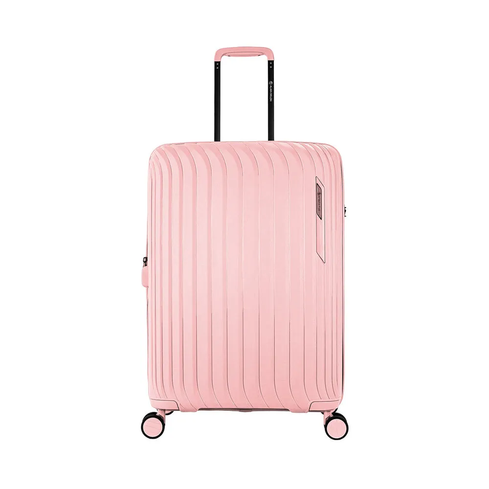 ALAIN DELON AD-1016 24" Polypropylene Double-Wheel Expandable Hard Case Spinner - Pink