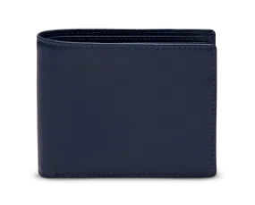 Billfold Wallet with 6 C/C in Marine Blue