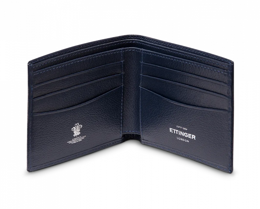 Billfold Wallet with 6 C/C in Marine Blue