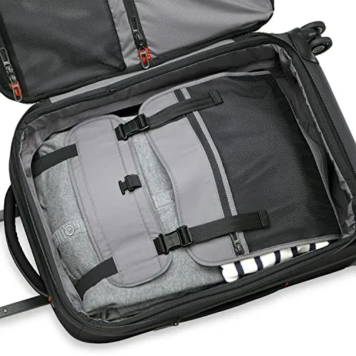 Briggs & Riley ZDX-Expandable Luggage with 4 Spinner Wheels, Black