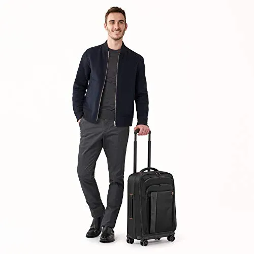 Briggs & Riley ZDX-Expandable Luggage with 4 Spinner Wheels, Black