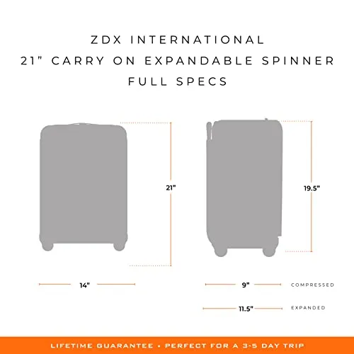 Briggs & Riley ZDX-Expandable Luggage with 4 Spinner Wheels, Hunter