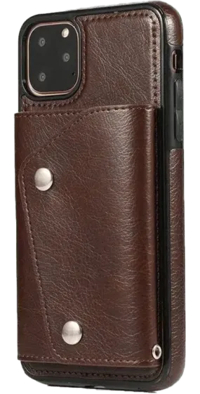 Brown Vegan Leather | Wallet Case