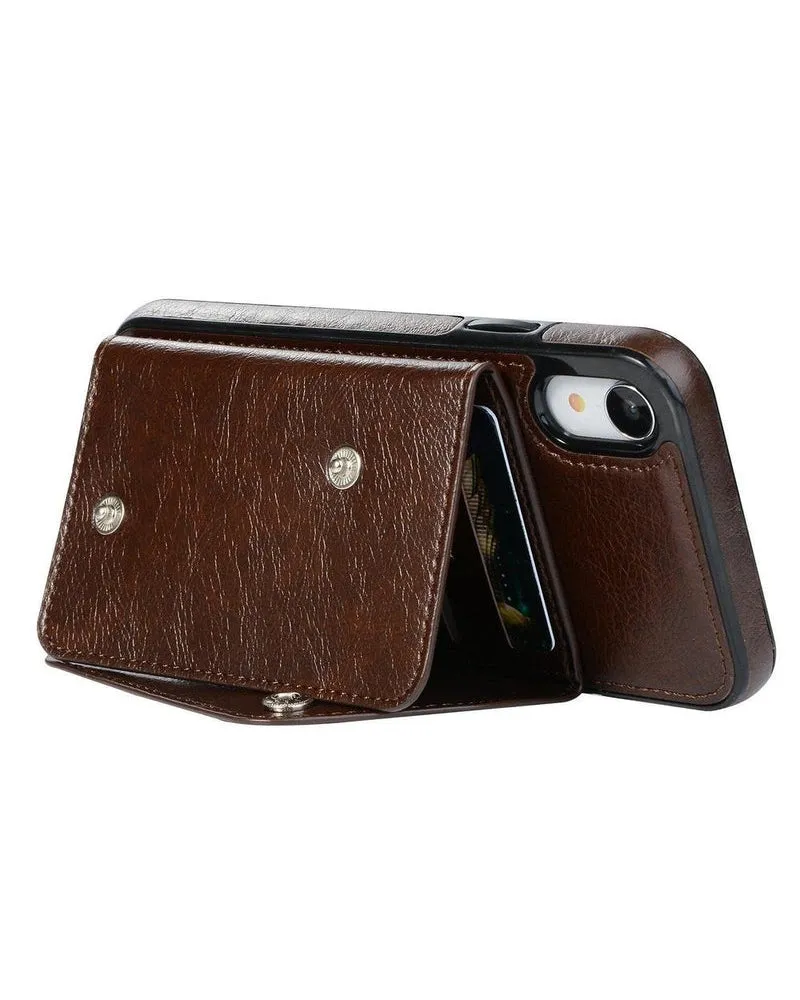 Brown Vegan Leather | Wallet Case