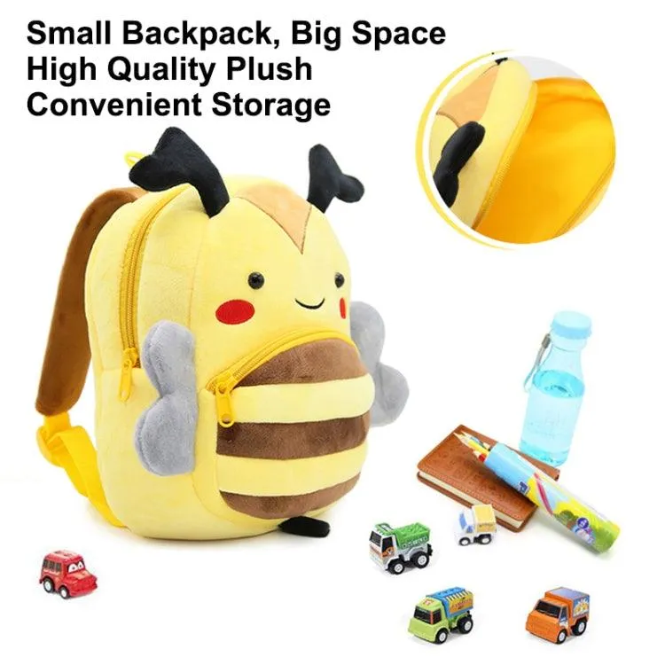 Charming 3D Animal Velvet Backpacks for Kids - Fun Cartoon School Bags and Perfect Kindergarten Gifts