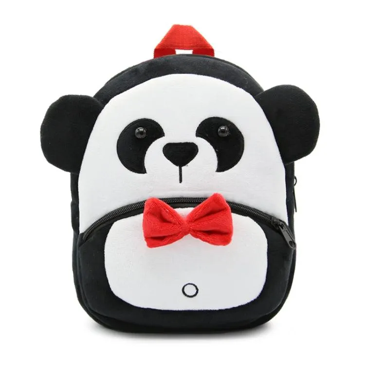 Charming 3D Animal Velvet Backpacks for Kids - Fun Cartoon School Bags and Perfect Kindergarten Gifts