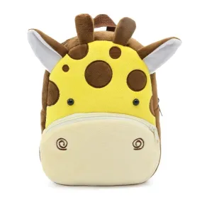 Charming 3D Animal Velvet Backpacks for Kids - Fun Cartoon School Bags and Perfect Kindergarten Gifts