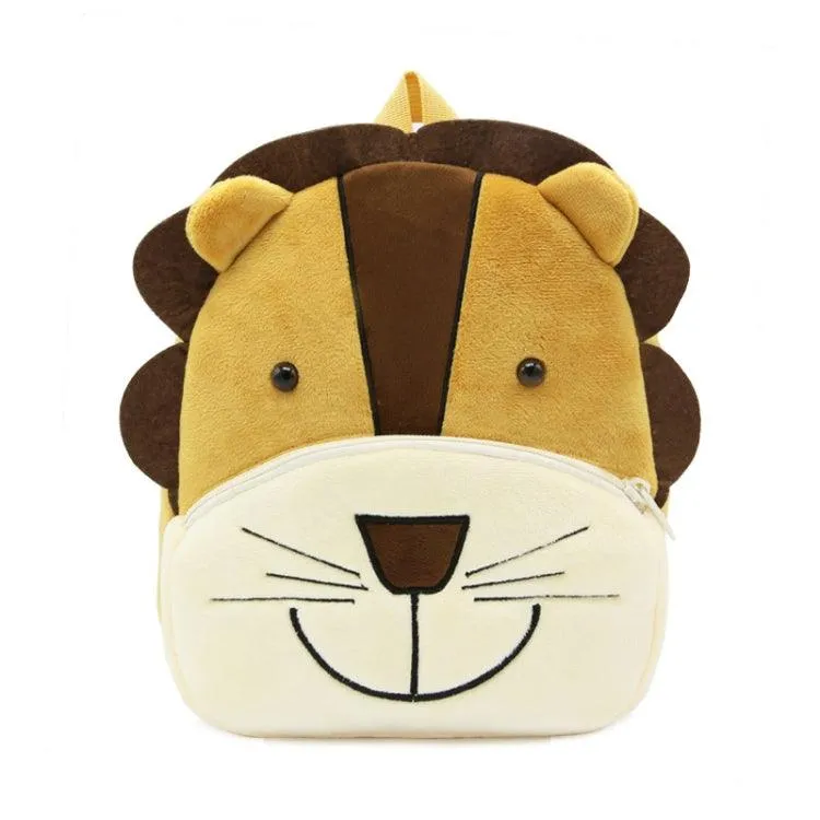 Charming 3D Animal Velvet Backpacks for Kids - Fun Cartoon School Bags and Perfect Kindergarten Gifts