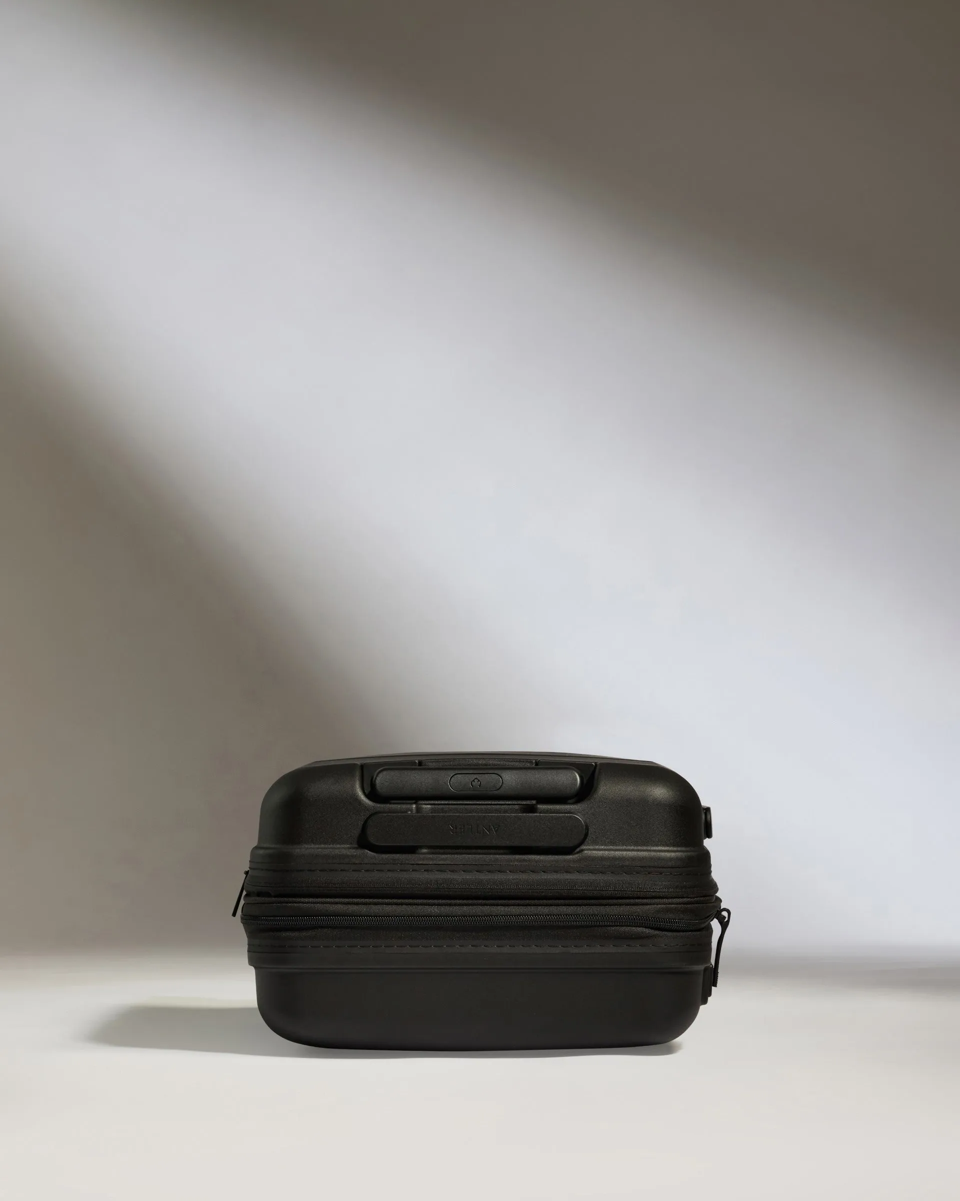 Expandable Carry-on Luggage in Black - Single Stripe