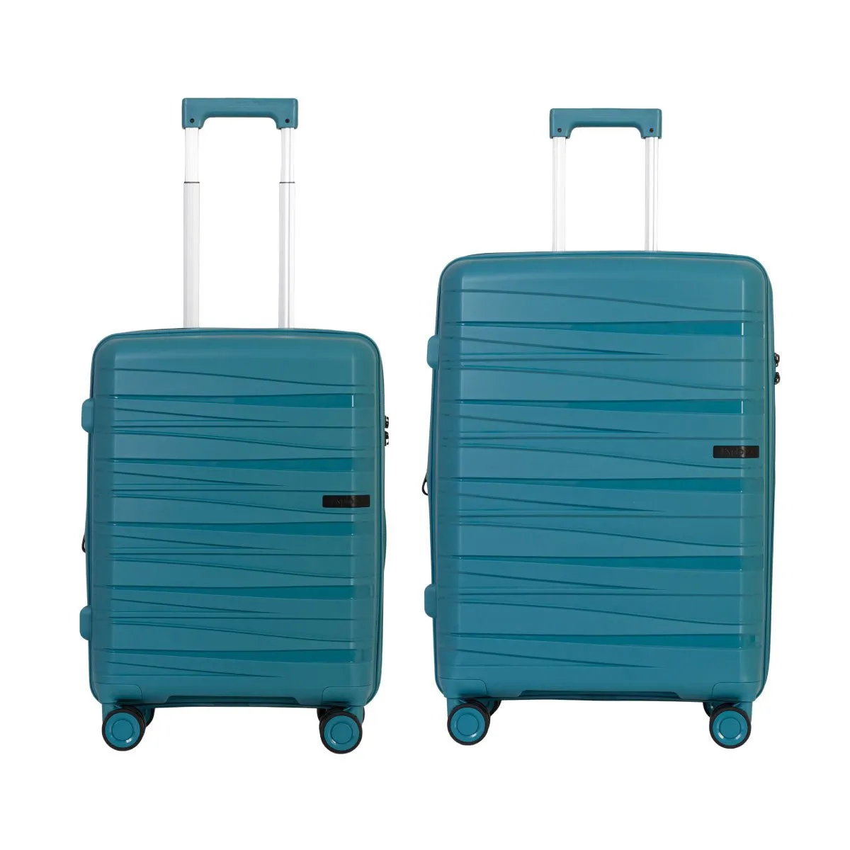 Explorer Breeze Anti-Theft Expandable 2-Piece Luggage Set (Carry-On and Medium)