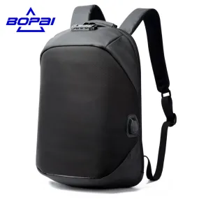 Luxury Coded Lock Backpack for Travelling USB Charge Port Backpack Anti Theft Waterproof