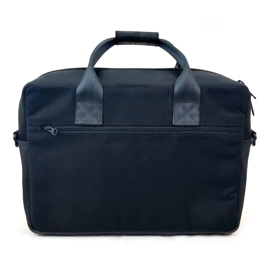 Museum of Fade Co-founder's Bag in Ex-Cargo Belts & Rescued Car Seat Belts [15" laptop bag]