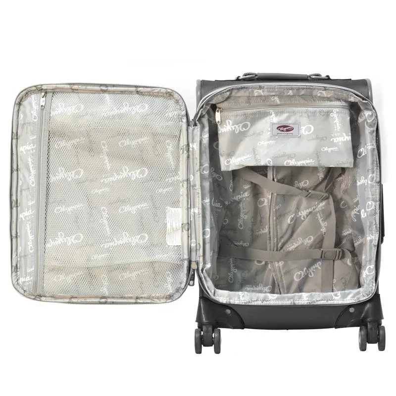 Olympia Tuscany 21" Exp Carry On Spinner Luggage