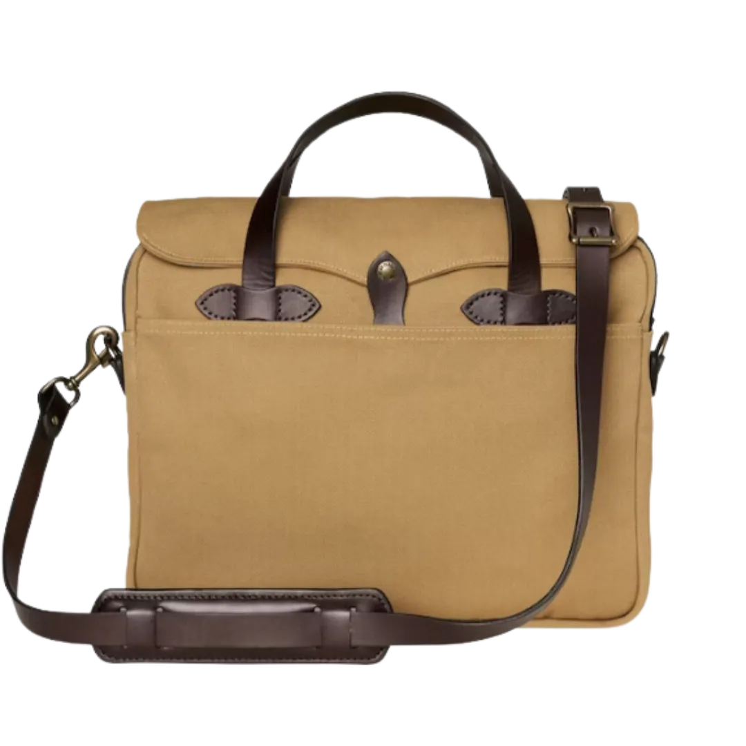 Original Briefcase in Rugged Twill - Tan