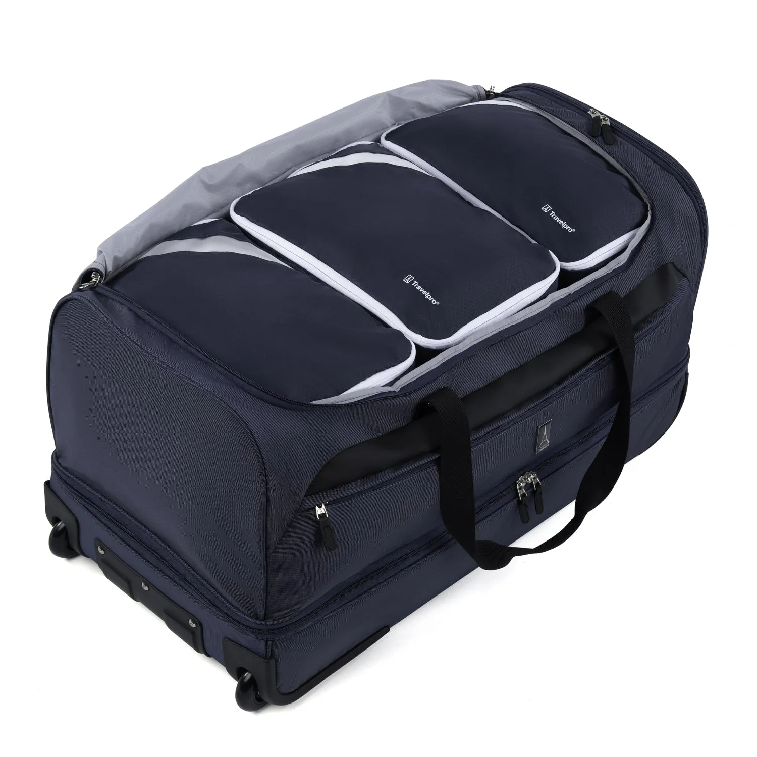 Roadtrip 30" Drop-Bottom Rolling Duffel with Packing Cubes