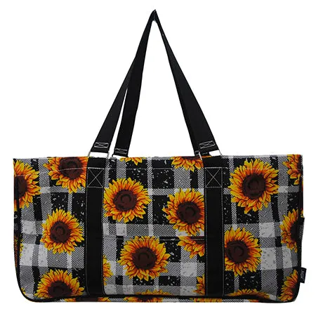 !SALE! Sunflower Plaid NGIL Utility Bag