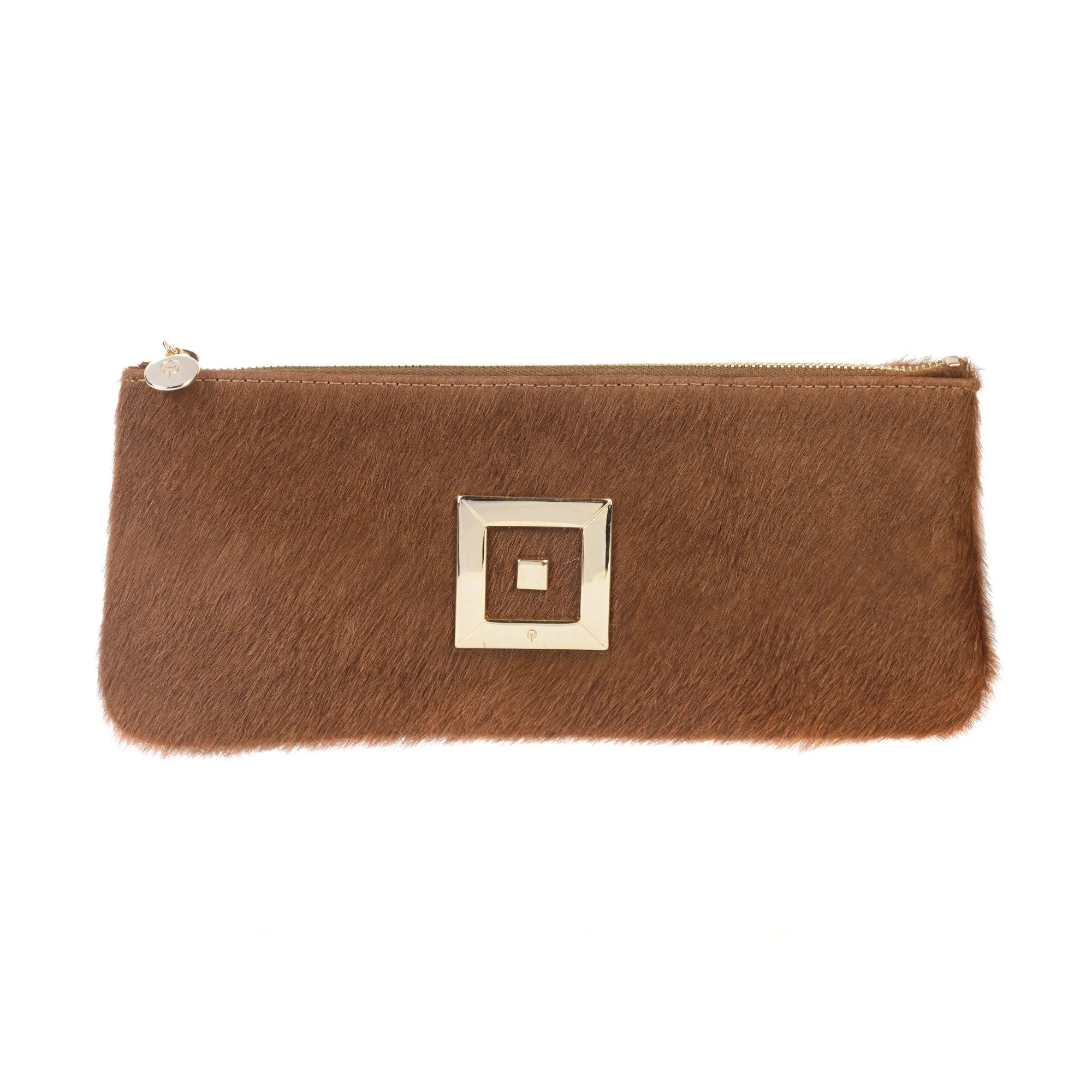 Stella Tabac Ponyskin Clutch